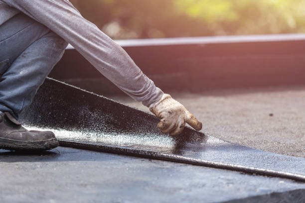 Professional Waterproofing technician working in Martinsville, IN